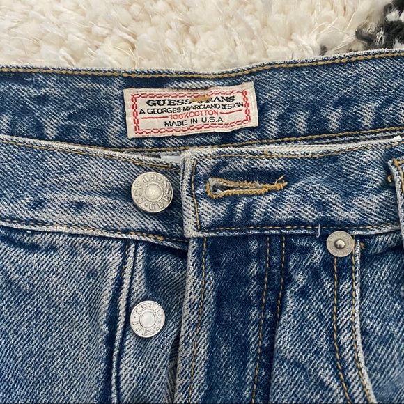 Guess Denim Cutoffs with Patch - Picture 3 of 3